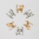 Brooch "Kithe" with a flower, color mix (indivisible packing 12 pcs., Price per pcs.)