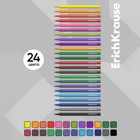 Fleeters 24 colors Erichkrause, a ventilated cap, in a case with a Euro suspension-1