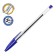 Ballic handle, blue ink, 1.0 mm, average letter, transparent case, bic crystal Original