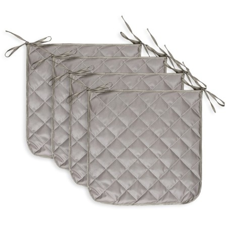 Pillow for a chair escar, size 40x40 cm, 4 pcs, color gray