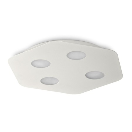 Ceiling light mantra area, GX53, 4x9W, 440x490x40 mm, matte white color