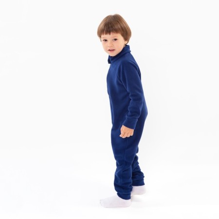 Overalls for a boy, dark blue color, height 86-92 cm-2