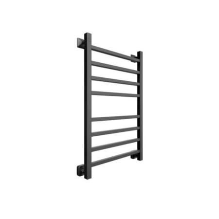 Water heated towel rail "Dvin" L Plaza K3, 800x500 mm, square, black