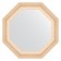 Mirror in the baguette frame, old gypsum 82 mm, 65.2x65.2 cm