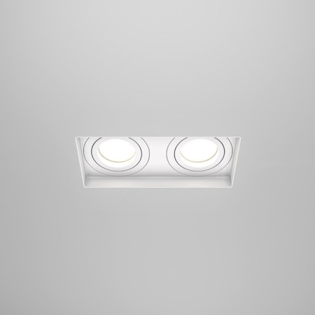 The built-in lamp Technical DL003-02-W, 2x50W, 23x13x3.8 cm, GU10, white color-3