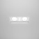The built-in lamp Technical DL003-02-W, 2x50W, 23x13x3.8 cm, GU10, white color