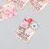 Cardboard "Flowers for you" set 10 pcs (5 types) 4x6 cm