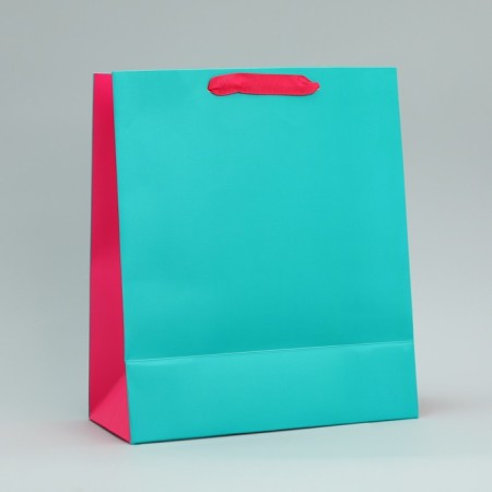 Two-color gift package, packaging, “pink-blue”, ml 23 x 27 x 11.5 cm-4