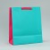 Two-color gift package, packaging, “pink-blue”, ml 23 x 27 x 11.5 cm