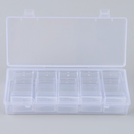 Organizer for storing rhinestones of diamond mosaics, 10 sections-2