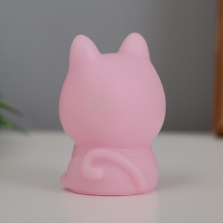 Nightlight "Cute cat" 2W LED LR44 pink 3.5x3x5.5cm-8