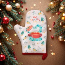 Cooking mittens-output 20x27cm, 100% p/e