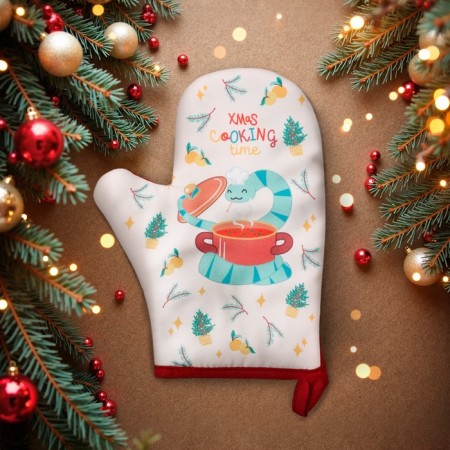 Cooking mittens-output 20x27cm, 100% p/e