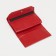 Women's wallet on the button, red color
