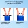 Yugana hairshome, PVC, waterproof 20 liters, one belt, blue