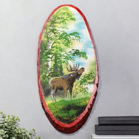 Panel on the saw "Summer.", 52-56 cm, stone baby, vertical-2