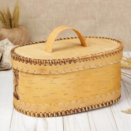 Batonnitsa "Wholewood", 27 × 18 × 13 cm, birch bark-3