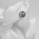 Earrings Metal "Aesthetics" Freesia, Color silver