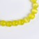 Busins ​​made of natural stone "Cat Eye" set of 50 pcs., Size 1 pc. - 8 mm, yellow