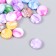 Beads for creativity plastic "flattened circles of marble" colored 20 g 1.3x1.3x0.5 cm