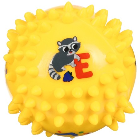 Developing tactile ball "Hedgehog", diameter 9 cm, with a squeak, in a bag, crumb I