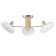 Julia chandelier 3XLED 72W 3000-6000K Belo-chromovy 62x62x22 cm