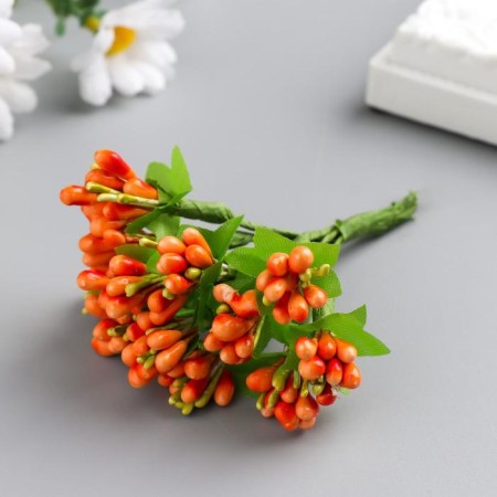 Decor for creativity "Flowers" mix 9 cm (1 set = 1 bouquet) in the bouquet 12 colors-3