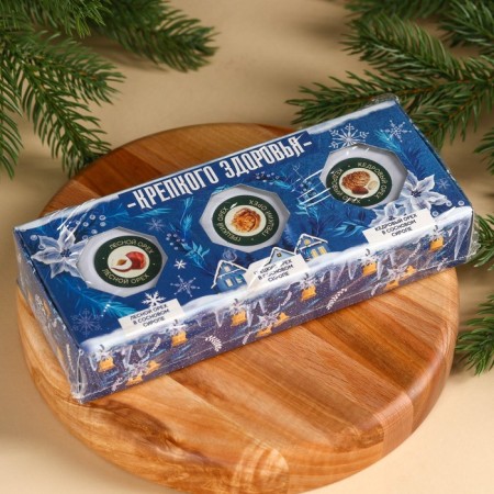 Gift set: “good health” nuts in pine syrup, 90 g (3 pcs. X 30 g).-3