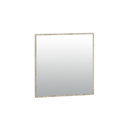 Hinged mirror, 900x20x900, oak craft gray