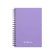 Notebook A6 (120 x 146 mm), 80 sheets in the cage on the crest Erichkrause "Pastel", plastic cover, offset unit, white 100%, mix
