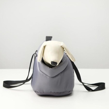 Bag - Animal Carriage "Cabriolet", 34 x 20 x 21cm, gray-4