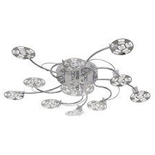 Economic light chandelier 8975/13cr RC, 13x20W G4, chromium color, with DPD