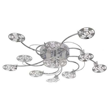 Economic light chandelier 8975/13cr RC, 13x20W G4, chromium color, with DPD