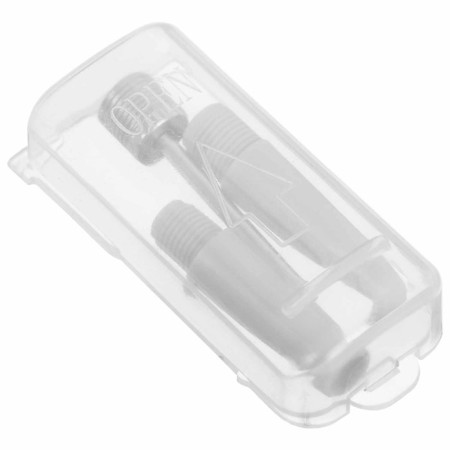Floor pump with a needle and nozzles, plastic, black color-7