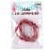 Beads made of natural stone "Rodonite" set of 90 pcs., Size 1 pc. - 4 mm