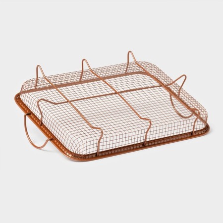 The baking sheet "Prima. Grill ", 35 × 25 cm, with a lattice, anti -stick coating, brown color-6