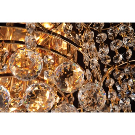 Charm 6x40W E27, gold 39x39x16 cm-1