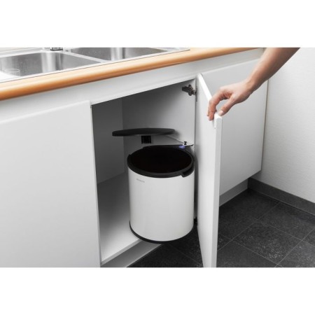 Brabantia garbage bucket, built -in, white color, 15 liters