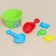 Children's set "Buckets, shoulder blades, molds": 6 toys for sandboxes, plastic, mix