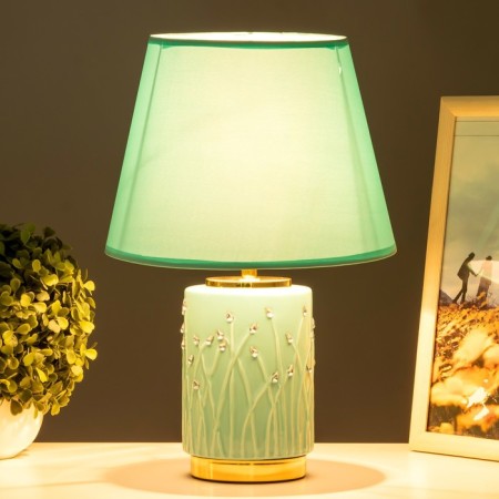 AMELIA table lamp E14 40W azure 24x24x37 cm Risalux-2