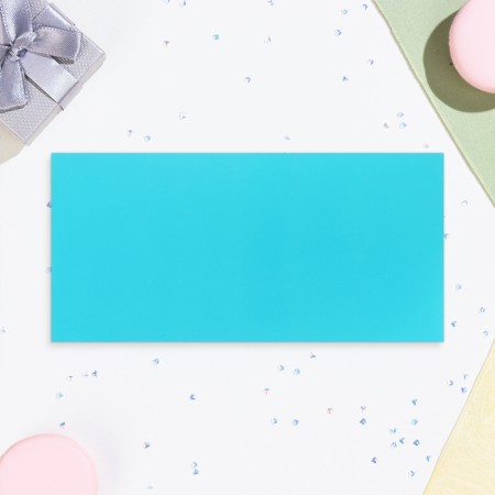 Money envelope "Happy Birthday!" Tiffany, software, embossing, 19 x 9 cm-2