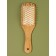 Massage comb 22.5*6.5cm bamboo/rubber white suspension/package QF