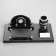 Set of table office 4V1 with a clock, black tree