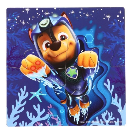 Mosaic "Puppy Patrol. Undersea world. Bilateral puzzles "(IQ STEP), nickelodion, 16 elements-4