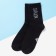 Women's socks kaftan "sarcasm" p. 36-39 (23-25 ​​cm), black