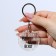 Acrylic key key with a joke "pizdec", 18+ diam. 4.5 cm