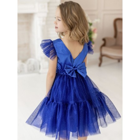 Dress "Jasmine", height 104 cm, blue color-3