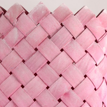 Kashpo wicker, d14khn11.5cm, pink-2