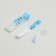 Set for feeding: a bottle of 30 ml, 2 nipples, funnel, brush, blue