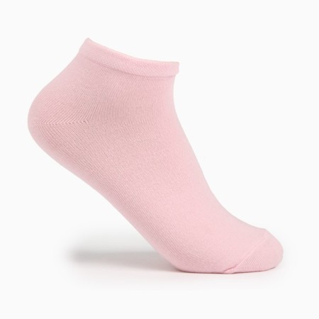 Set of women's socks (3 pairs), pink/white color, size 35-37-8